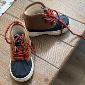 OshKosh B'gosh Kids Tan and Blue Boots